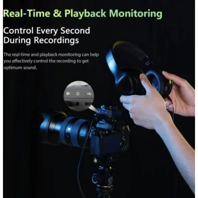 Saramonic Blink Me 2-Person Smart Wireless Mic System w/ Touchscreen, Customizable Transmitters & Recording